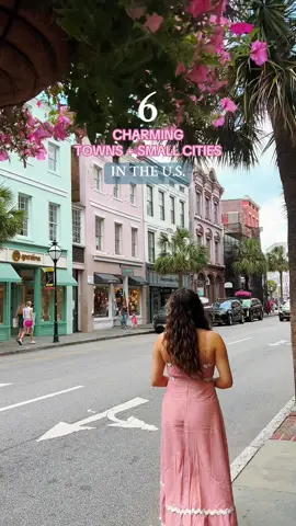 6 charming towns + small cities to visit in the U.S. 💗 . 1. Charlesron, SC 2. Leavenworth, WA 3. Cannon Beach, OR 4. Carmel-by-the-Sea, CA 5. Savannah, GA 6. Woodstock, VT . #travel #roadtrip #hiddengems #traveldiaries #PlacesToVisit 