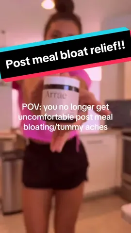 Mood bcuz I no longer get uncomfortable post meal bloat/tummy aches!! #guthealth #arrae #supplement #bloatingtips #mytummyhurts #digestiveenzymes #digestivehealth 