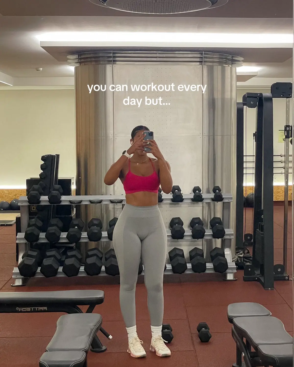 You can't out-train a bad diet. Maturity in the gym means nourishing your body just as much as you push it 🌸🍒🧁 credit @raquel 🫶🏾