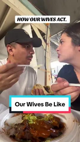 How our wives act. #fyp #funny #couple #couplegoals #comedia #couplestiktok 