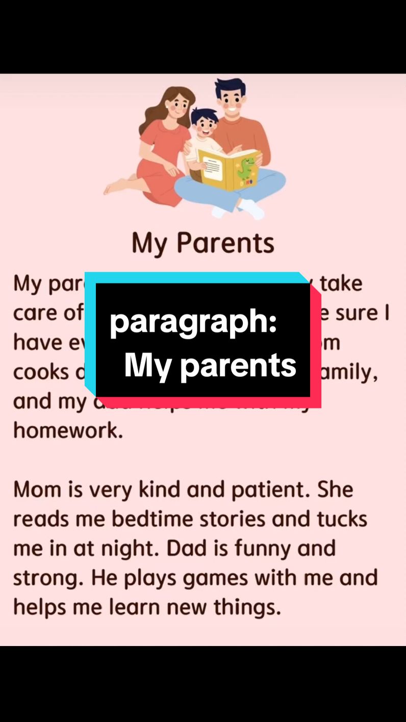 #CapCut paragraph on my parents in English مهارة الاستماع من أهم المهارات لتعلم أي لغة #دورات_اونلاين #الانجليزية_للمبتدئين #انجليزي_مبسط #اعادة_النشر🔃 #english_teacher #