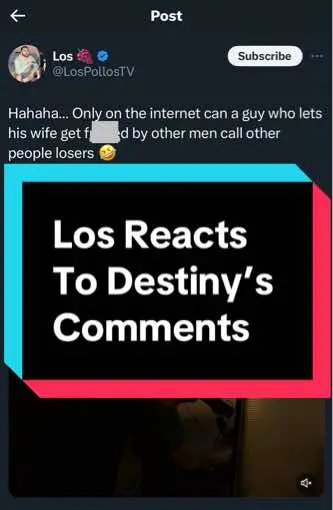 Los Reacts to Destinys comments about Trump Event #lospollostv #lospollostvmoments #destiny #trump #trump2020 #trumpsupporters #trump2024🇺🇸 #fyp #viral 