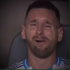Messi llorando 🥹💔 Quien más lloró al ver el Goat 🥀🥹#messi #messi10 #goat🐐 #copaamerica2024 #campeonesdelmundo🇦🇷 #messillorando