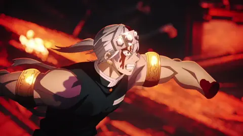 uzui tengen vs iblis bulan atas #demonslayer #uzuitengen 
