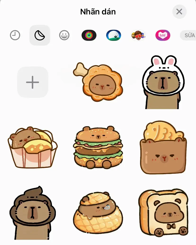 Sticker bộ trưởng capybara siu cute lun 🥨 #threads #fypシ #xuhuong 