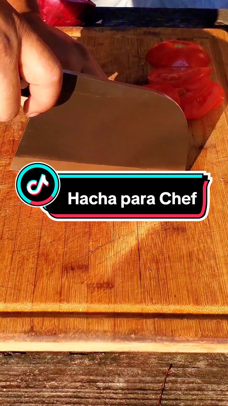 Hacha para Chef. #viajacontrejo #albertotrejo #trejopromotions #trejoproducciones #TikTokShop #dealsforyoudays #tiktokmademebuyit #hachaparachef #cocina #kitchentool #chef #cookout #cooking #huusk #huuskknife 