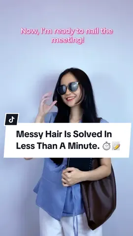 My favorite part of being a woman is styling outfit. It can elevate your look in just 1-minute. Have you tried this trick at home? #OOTD #outfitinspo #workoutfit #corporatefashion #whatiwear #style #officehair #bosshair #EllipsHairVitamin #haircare #ShineAllTheWay