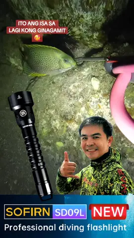 SOFIRN SD09L DIVING FLASHLIGHT | ISA SA MADALAS KONG GAMITIN🥰#nightspearfishingphilippines #drinsadventure #katusok #sofirn #fypシ゚viral #fyp #fypシ #