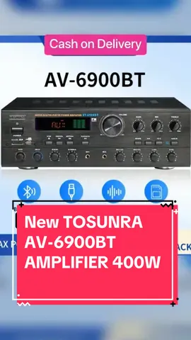 New TOSUNRA AV-6900BT AMPLIFIER 400W #tiktokfinds #tiktokfindsph #BestOfTikTokfindsPH 