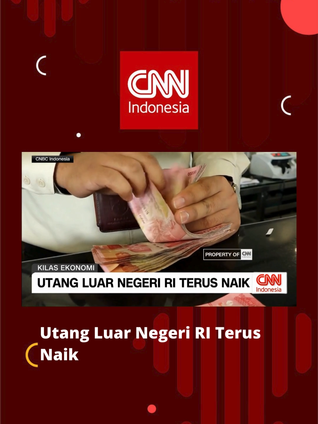 Bank Indonesia mencatat utang luar negeri Indonesia pada Mei 2024 sebesar 407,3 miliar Dolar Amerika, atau naik 9 miliar Dolar Amerika dibandingkan periode sebelumnya yang sebesar 398,3 miliar Dolar Amerika. #utangIndonesia  #utangluarnegeri  #ULN #BankIndonesia