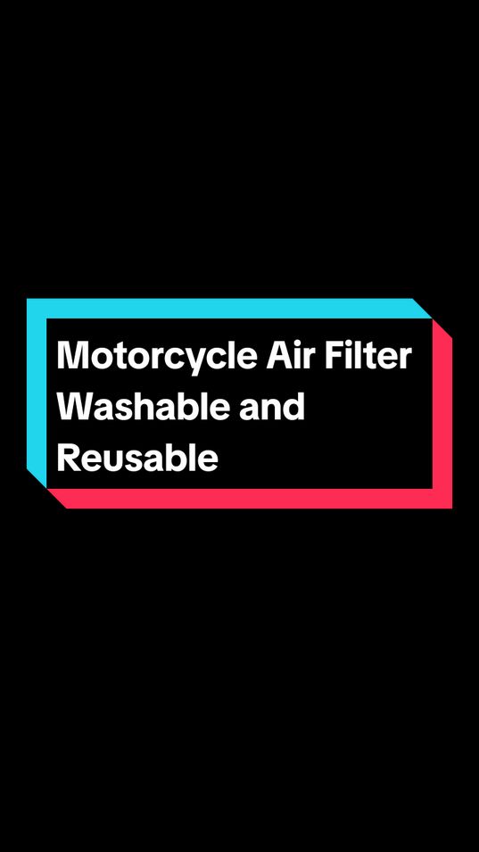 P93.60-189.15 Motorcycle Air Filter Washable and Reusable #airfilter #motorcycleairfilter #washableairfilter #reusableairfilter #tiktokaffiliate #tiktokafilliatemarketing 