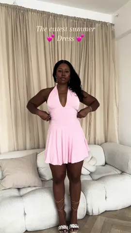 The cutest summer dress 💕💗💞🌸💓💐💗@Rebellious Fashion #OOTD #summeroutfitideas #pinkdress #rebelgal #tiktokdress #girlythings #rebelliousfashion #fashioncontentcreator #dressinspo #summerdress #halterneckdress #dressoutfit #holidaydress #holidayoutfit #TikTokMadeMeBuylt #summersale