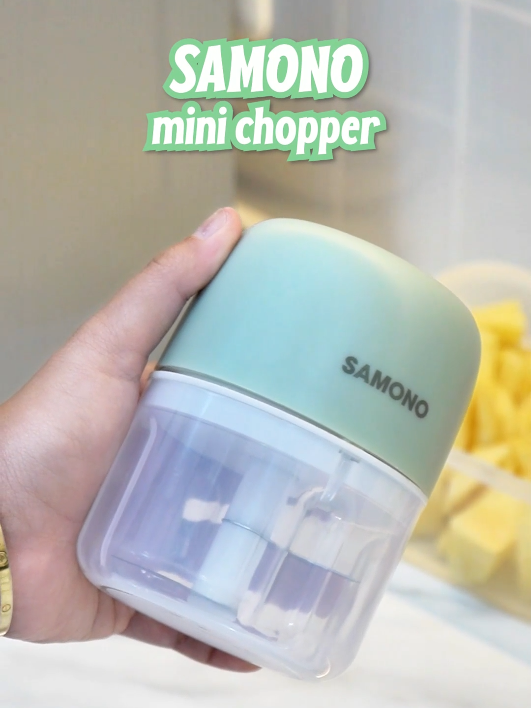 Chopper mini portable untuk menghaluskan bawang-bawang dan bumbu dapur lainnya Hasil sangat bagus dan halus, Yuk di CO  #SAMONO #SAMONOINDONESIA #CHOPPER #CHOPPERSAMONO #chopperportableusb #CHOPPERBAWANG