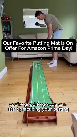 The Perfect Practice putting matt is one of our gems for this year's Amazon Prime Day! ⛳ #PrimeDay #puttingmatt #GolfTraining