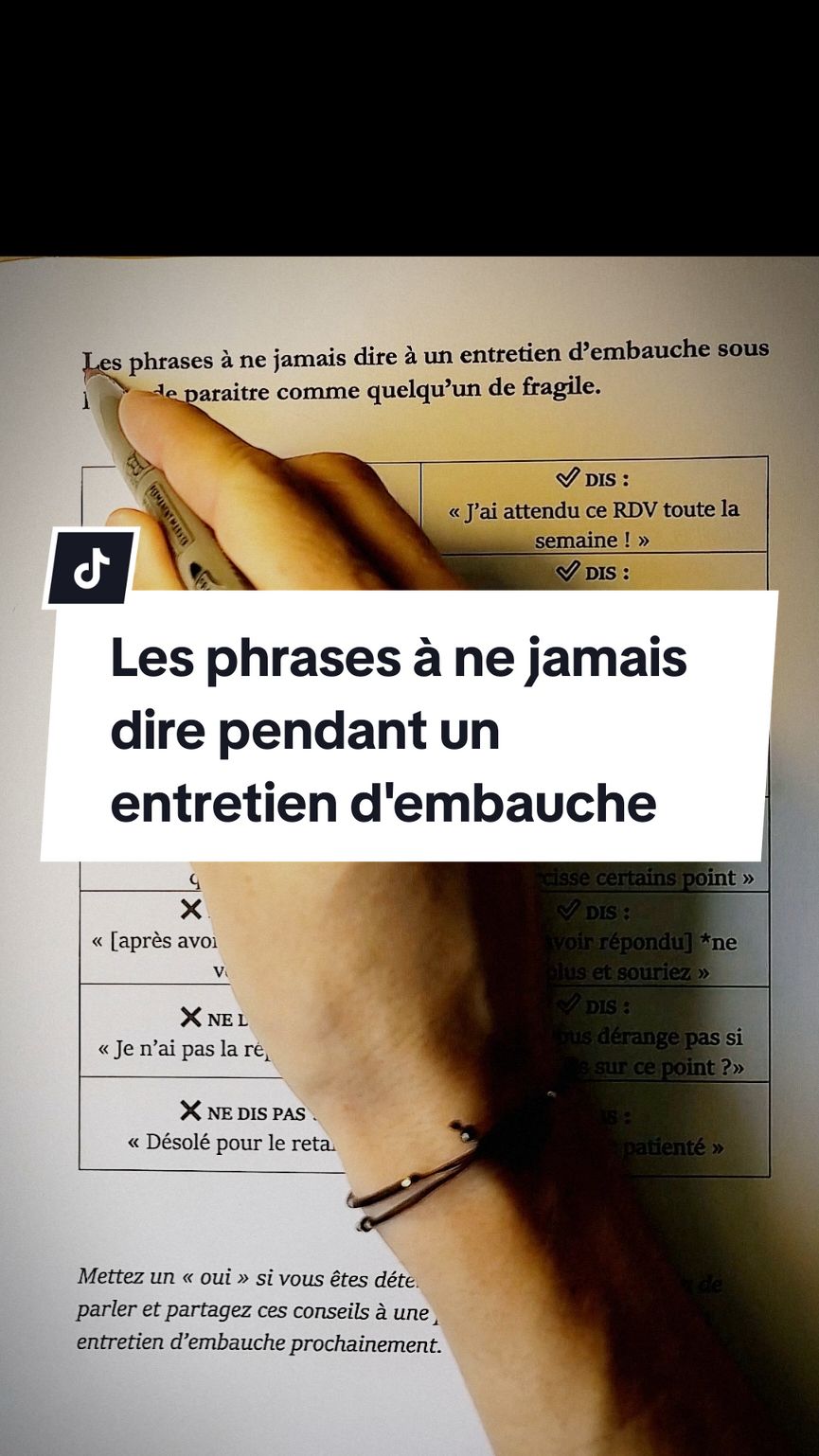 Les phrases à ne jamais dire pendant un entretien d'embauche. #inspiration #motivation #entreprise #collegue #travail #relation 