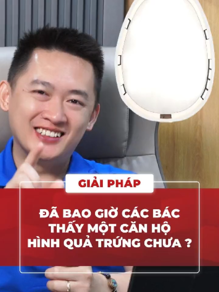 Đã bao giờ các bác thấy căn hộ hình quả trứng chưa? #thietkenoithatdep #anhbiettuotdesign #thietkenoithat #Thietkkenhadep #caitaonha #caitaocanho #canho #matbangcanho #matbang #quatrung #hinhquatrung