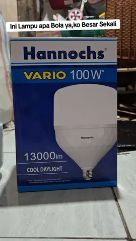 Lampu nya udah kaya bola aja Besar banget ini hannochs vario 100 watt #trending #fypシ #vidioviral #template #lampu 