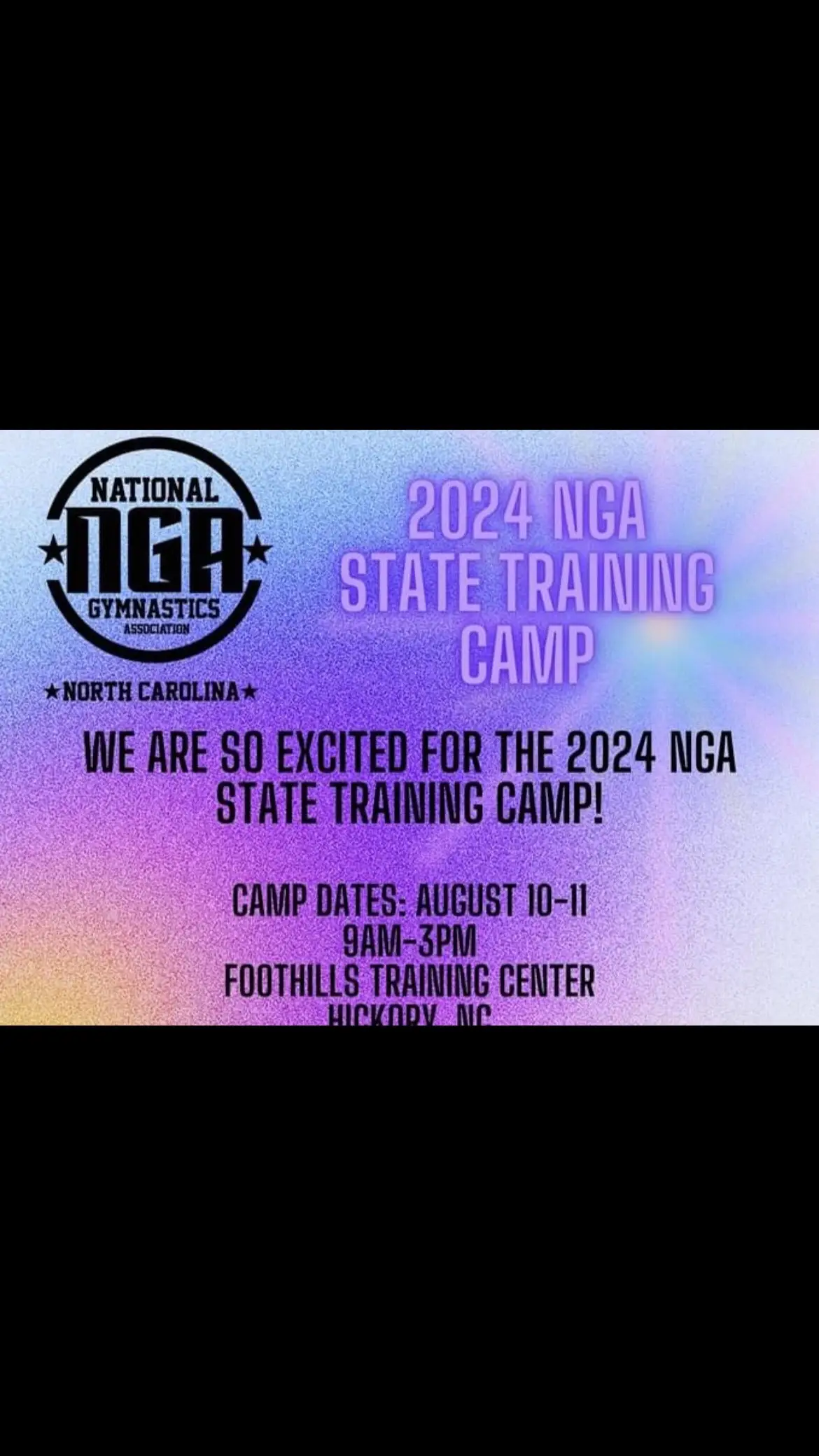 Faulkner’s Elite Is Looking Forward To NC NGA Training Camp Taking Place Saturday August 10th, 2024 - Sunday August 11th, 2024  #faulknerselite #faulknerselitegraham #faulknerselitetrainingcenter #gymnasticsfacility  #gymnastics #winninggymnastics #gymnasticchampionships #nationalteammembers  #competitivegymnastics #recreationgymnastics #gymnasticcompetitions #boysgymnastics #elitegymnastics #gymnasticsvideos #preteamgymnastics #beginnergymnastics #advancedbeginnergymnastics #acrogymnastics #nga #ngagymnastics #lrproductions #gymnasticscholarships  #faulknerselitecheertumble #faulknerselitespecialevents  #faulknerselitesummercamps #summergymnastics #cheertumblegymnastics  #spiethamerica