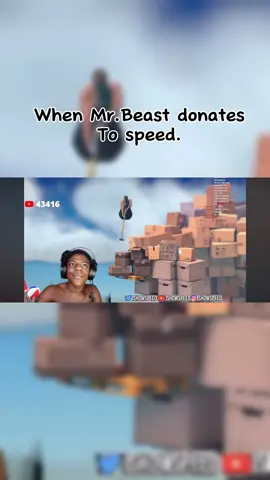 Mr.Beast donation to speed. #ishowspeedclipz 
