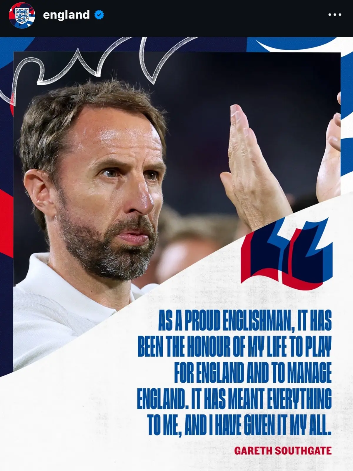 he did us well #foryoupage #football #garethsouthgate #euros #euros2024 #englandfootball #viral #fyp #england