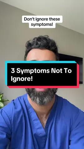 3 Symptoms not to ignore. Educational purposes only. #backpain #backpainrelief #eyefloaters #eyefloatersremedy #chronicfatigue #chronicfatiguesyndrome #chronicfatiguesyndrome #doctor #privatedoctor #privategp #symptomsofcancer #symptoms #backpaintreatments #cancer #cancersymptoms #cancersymptomawareness 
