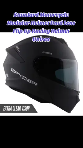 #Standard  #Motorcycle  #Modular  #Helmet  DualLens  #FlipUpRacing  #Helmet  #Unisex 