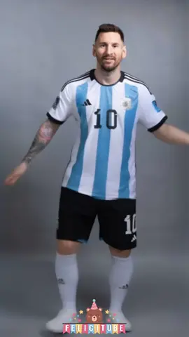 Lionel Messi bailando la canción 