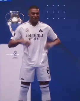 Mbappe with 15 ucl ☠️ #mbappe #realmadrid #today #presentation #fyp #ronaldo 