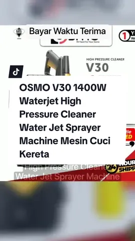 OSMO V30 1400W Waterjet High Pressure Cleaner Water Jet Sprayer Machine Mesin Cuci Kereta Car Washer Harga turun kepada hanya RM188.00! #osmo #v30 #1400w #waterjet #highpressure #highpressurewashing #clearnerwaterjet #highpressurecleaner #sprayermachine #mesincucikereta #fyp #tiktokmalaysia #murah #viral #viralvideo #trending #fypシ゚viral #fypシ゚viral 