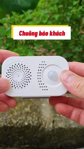 Chuông báo khách báo trộm #chuông #chuongbaokhach #tienich 