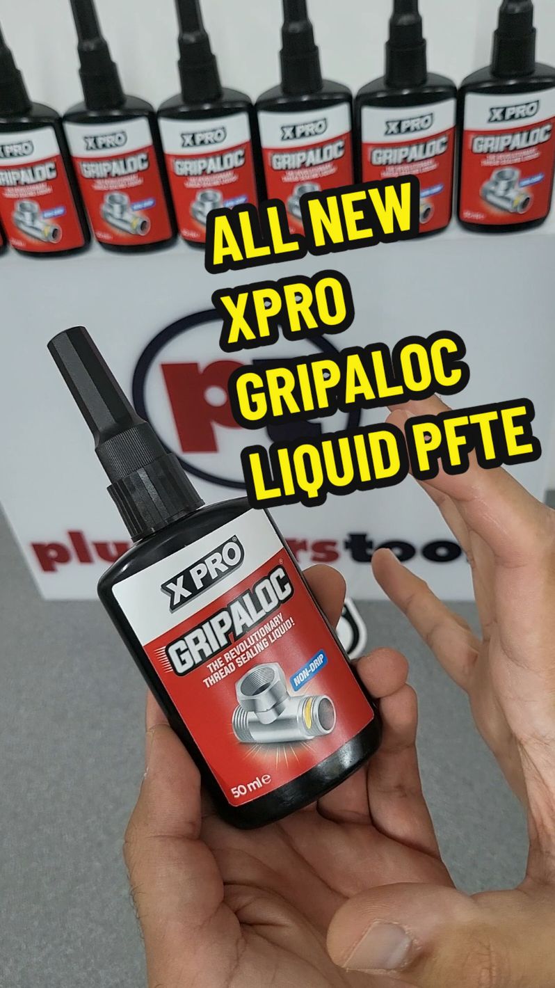 The all new #gripaloc by #xpro Liquid PTFE #nondrip #plumbing #plumber #plumberstools 