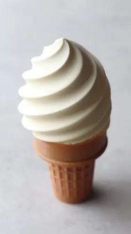 The 3D Soft Serve Cone 🍦 #baking #icecream 
