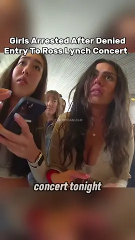 Two college girls were arrested after police informed them that they cannot enter the concert while under the influence. After being told they still tried entering but were soon arrested. They found items stuffed in a bra as well. Is it fair to deny entry for being intoxicated? #rosslynch #bodycamerafootage #fypツ #copcam 