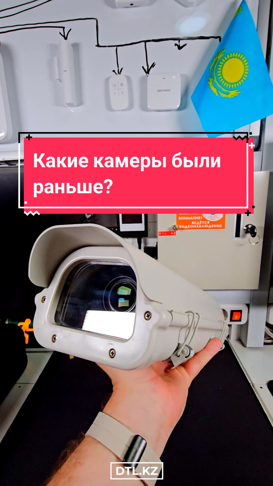 Как камеры видеонаблюдения выглядели раньше? #видеонаблюдение #безопасность #cctv 