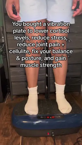 My toxic trait is never passing up a good deal 🔥 This vibration plate is cheaper than the other ones i’ve seen..and it WORKS!!😍 My body hasnt felt this good in a long time. Especially on gym days #sahm #dealsforyoudays #vibrationplate #MomsofTikTok #StressRelief #musclerecovery #cortisol #balance #strength #fypage 