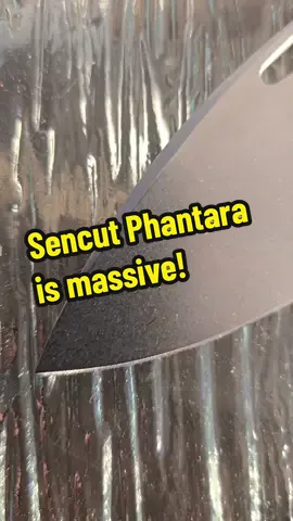 The Phantara from Sencut is huge but won't break the bank.  This gigantic budget slicer can be purchased for under 50 bucks with my code EDCC15 which is insane.  Check this one out at the link in my bio.  #edcknife #edc #everydaycarrygear #everydaycarry #sencut 