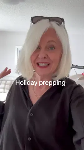 The reality of my holiday prepping 😱 #holiday #holidayprep #Summer #over50 
