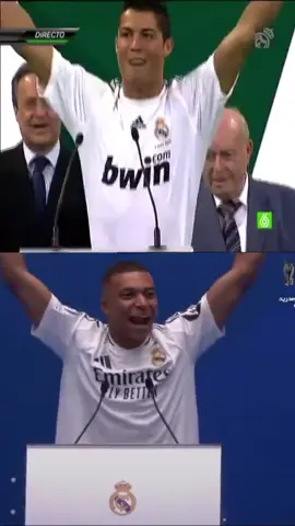 L’hommage de Kylian Mbappé à Cristiano Ronaldo lors de sa présentation comme nouveau joueur du Real Madrid au Santiago Bernabeu ! 🤝 @Real Madrid C.F. #realmadrid #mbappe #ronaldo #football