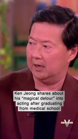 #KenJeong shares about his unusual path into acting after going to school to become a doctor: 