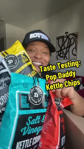 Trying the NEW! Pop Daddy Snacks : Kettle Cooked Potato Chips @Popdaddysnacks #snack #review #eating #food  