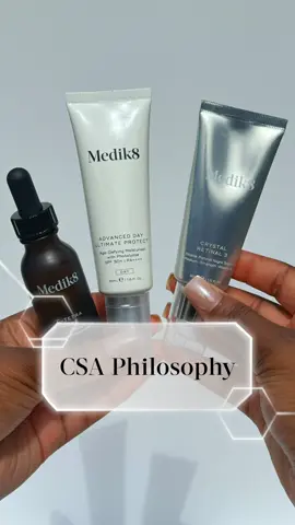 Unlock your skincare routine with Medik8's CSA Philosophy: Vitamin C + Sunscreen in the morning, and Vitamin A in the evening. 3 simple steps for glowing, protected and youthful skin ✨ ⠀⠀⠀⠀⠀⠀⠀⠀⠀⠀⠀⠀ #Medik8 #CSA #SkincareRoutine #VitaminC #VitaminA #Sunscreen #GlowingSkin #Retinol #Retinal