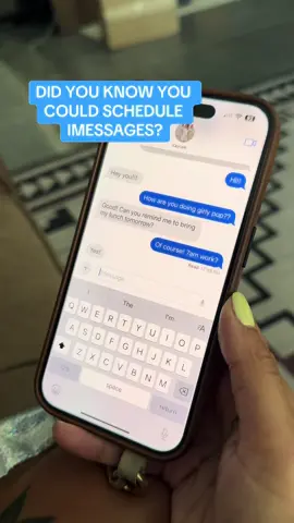 Did you see this #ios18 update?? You can schedule iMessages! 🚨😳 #ios18developerbeta #ios18beta #ios18features #techtok #techtips 