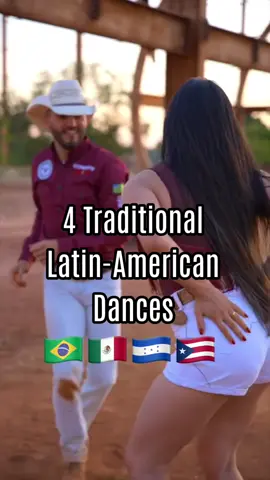 4 Traditional latin american dances| #fypシ゚ #brazil #dance #mexico #fyp #honduras #fy #traditional #usa #foryou #🇲🇽 #foryou 