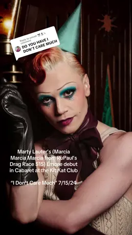 Replying to @smosh 🔛🔝 😘 #marciamarciamarcia #martylauter #cabaretatthekitkatclub #cabaret #broadway #understudy #nyc #musical #theatre #rupaulsdragrace #rpdr #dragrace #lgbt #lgbtq #slimetutorial 