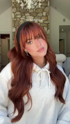 Ep 7 recreating my most viral hairstyles w bangs ~ do we like this better with or without the bangs ? #hairtutorial #headband #headbandhairstyle #easyhairstyle 