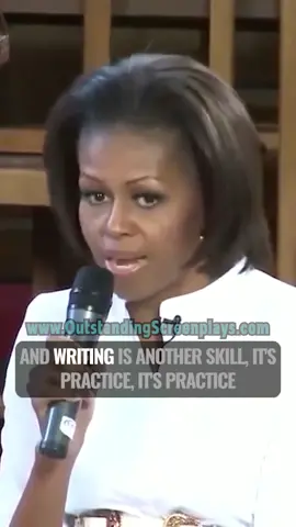 #MichelleObama on Practice and Writing 👍 #screenwriting #screenwriter #screenplay #fyp #shorts #filmtok #author #writer #movies #film 