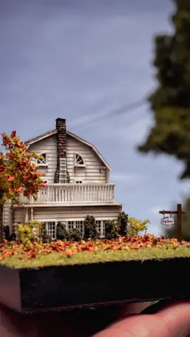 Tiny in size, big on hauntings 👀 #amityvillehorror #horror #horrortok #miniature #mini 