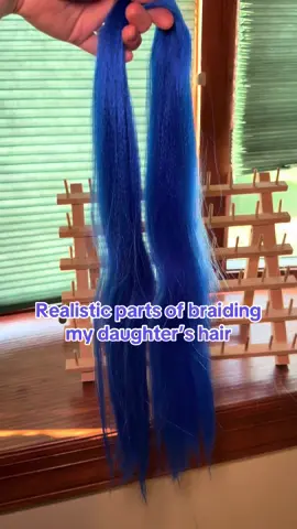 I was going to do “come do my daughter’s hair with me”  But with the way I was feeling, I didn’t have the energy to film it all #kidshair #comebraidwithme #kidshairstyles #kidsbraids #kidsknotlessbraids #bluebraids #roadto5k #fypシ゚viral 