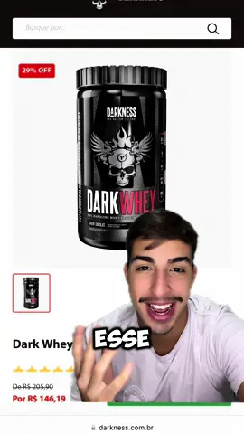 Whey da Dark whey, o que acham?  #wheyprotein #musculacao #suplementos  @Igor Miguel 