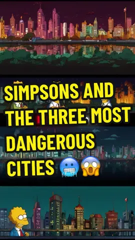 THE SIMPSONS BRING TO YOU THE THREE MOST DANGEROUS CITIES IN THE USA 😯🇺🇸😱🥶 #simpson #simpsons #simpsonspredictions #homersimpson #simpsonsclips #usa #USA #usa #simpsons_latino #simpsonsclipz #dangerous #cities 